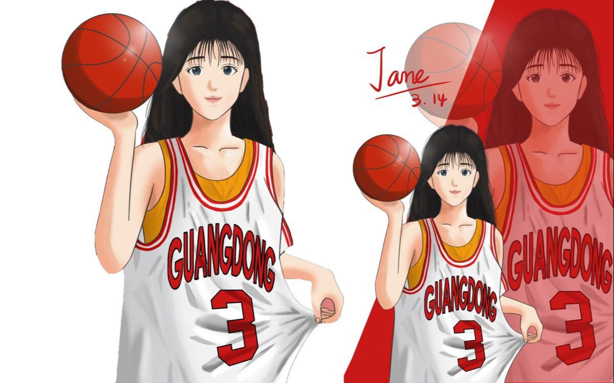 【zbrush】学生时代喜欢打篮球的梦中女生,各个细节手把手教你