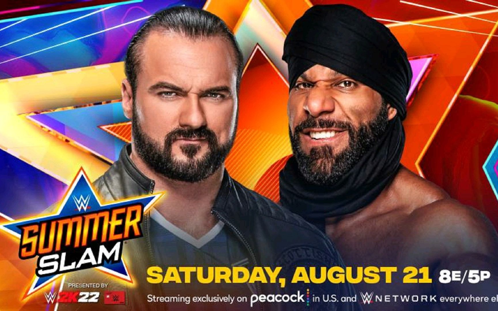 wwe夏日狂潮 德鲁vs印度大肌霸