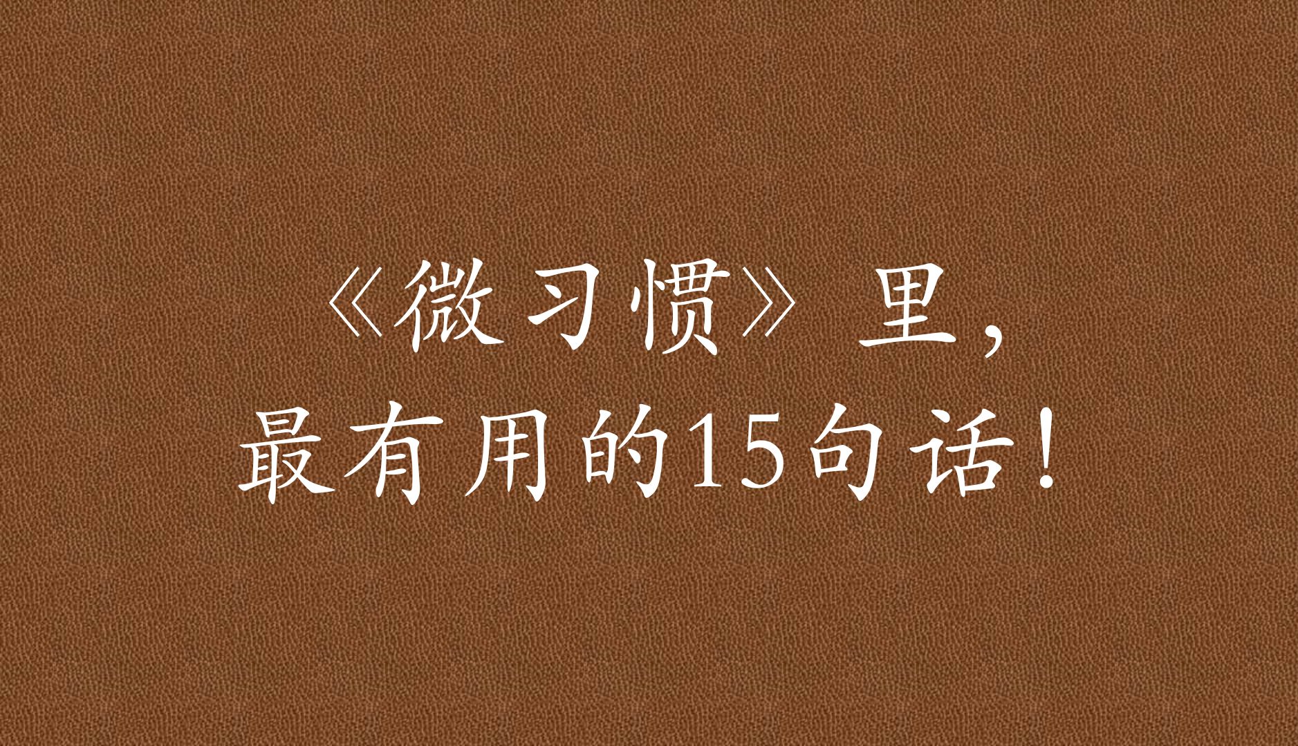 《微习惯》:微习惯策略的精髓便是摆脱高期待值等外在条件的无形限制与心理压力,让自己一身轻松地行动起来,只要开始行动,你便有机会做得更多……...