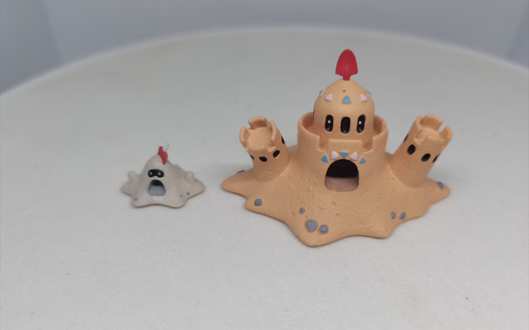 【纯分享】宝可梦 立体图鉴 沙丘娃 噬沙堡爷 1比40比例 立体图鉴补全