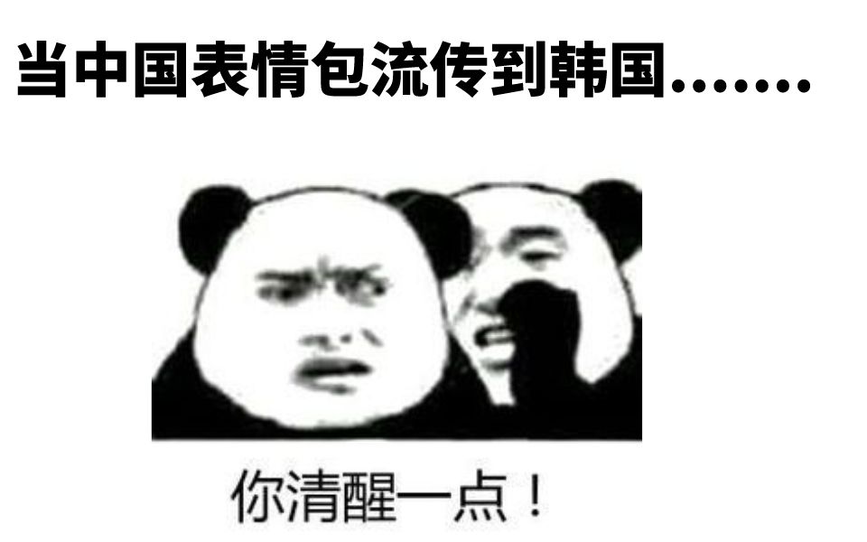 中国表情包流入到韩国?韩国人表示:清醒一点!你是老师哔哩哔哩bilibili