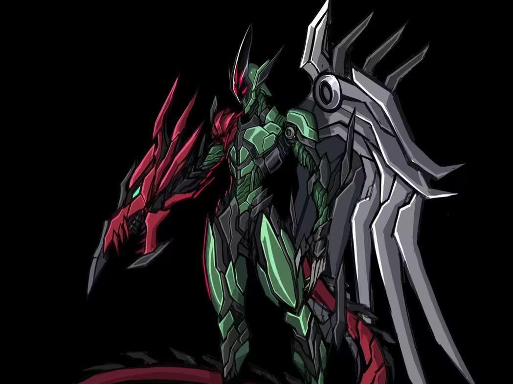 【板绘】游戏王gx 装甲火焰翼人