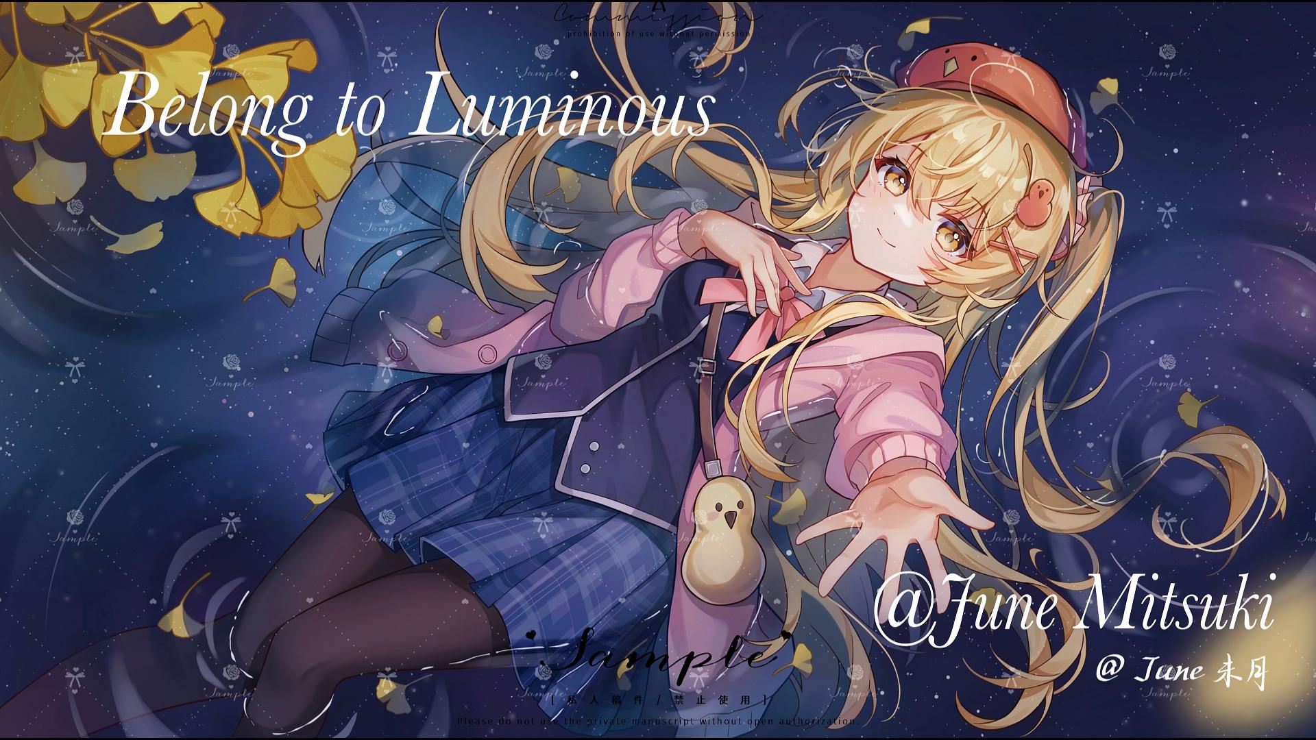 【稿件绘画过程】Luminous哔哩哔哩bilibili