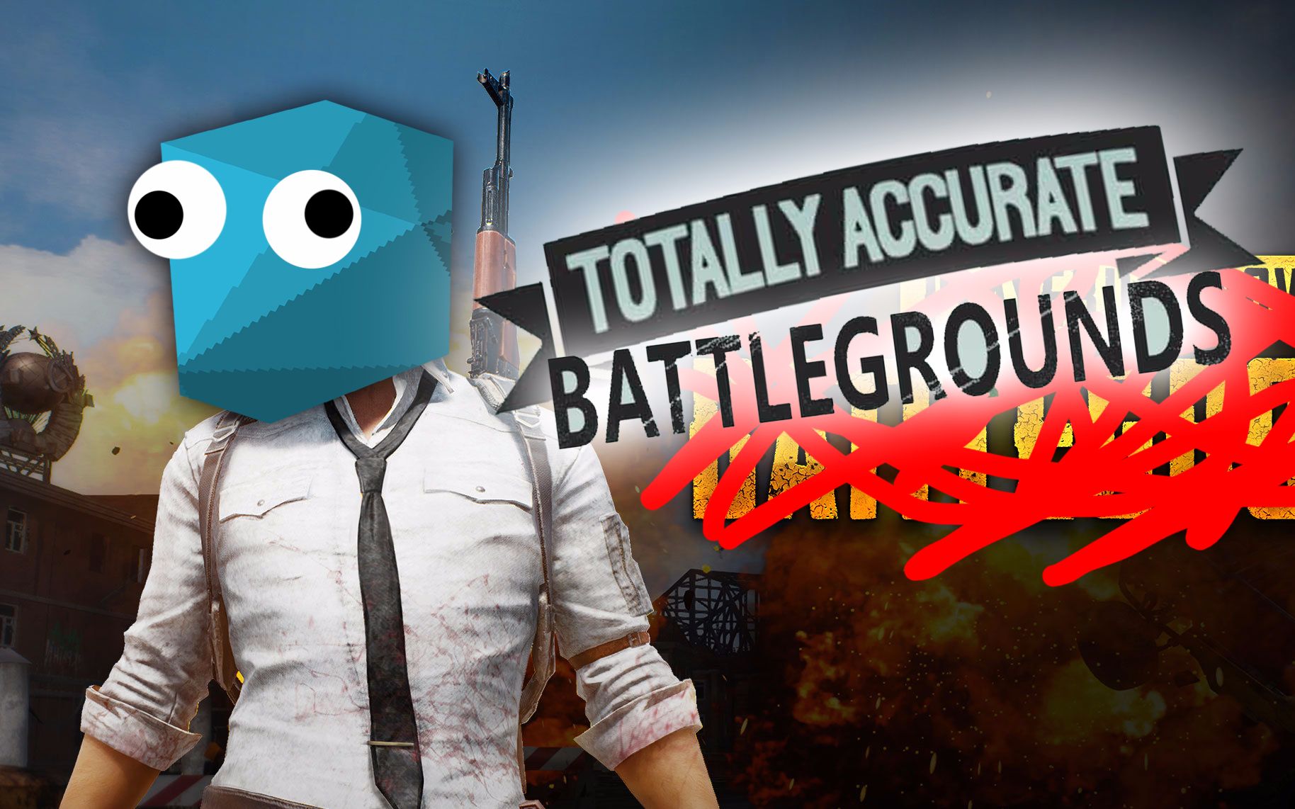 全面吃鸡模拟器 totally accurate battlegrounds 试玩_哔哩哔哩