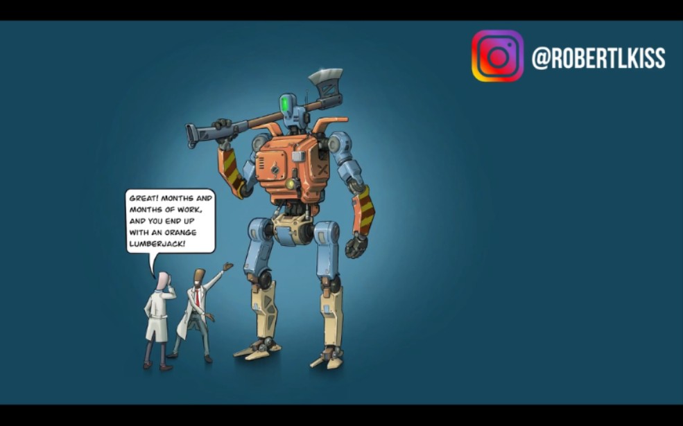 跟着大神一起画robertkiss机器人设计