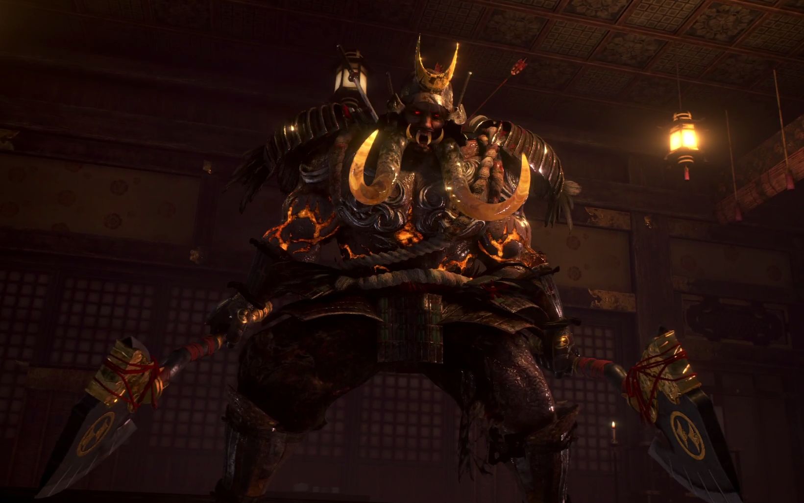 仁王2boss战23柴田胜家shibatakatsuietrueform野猪含剧情演出简体