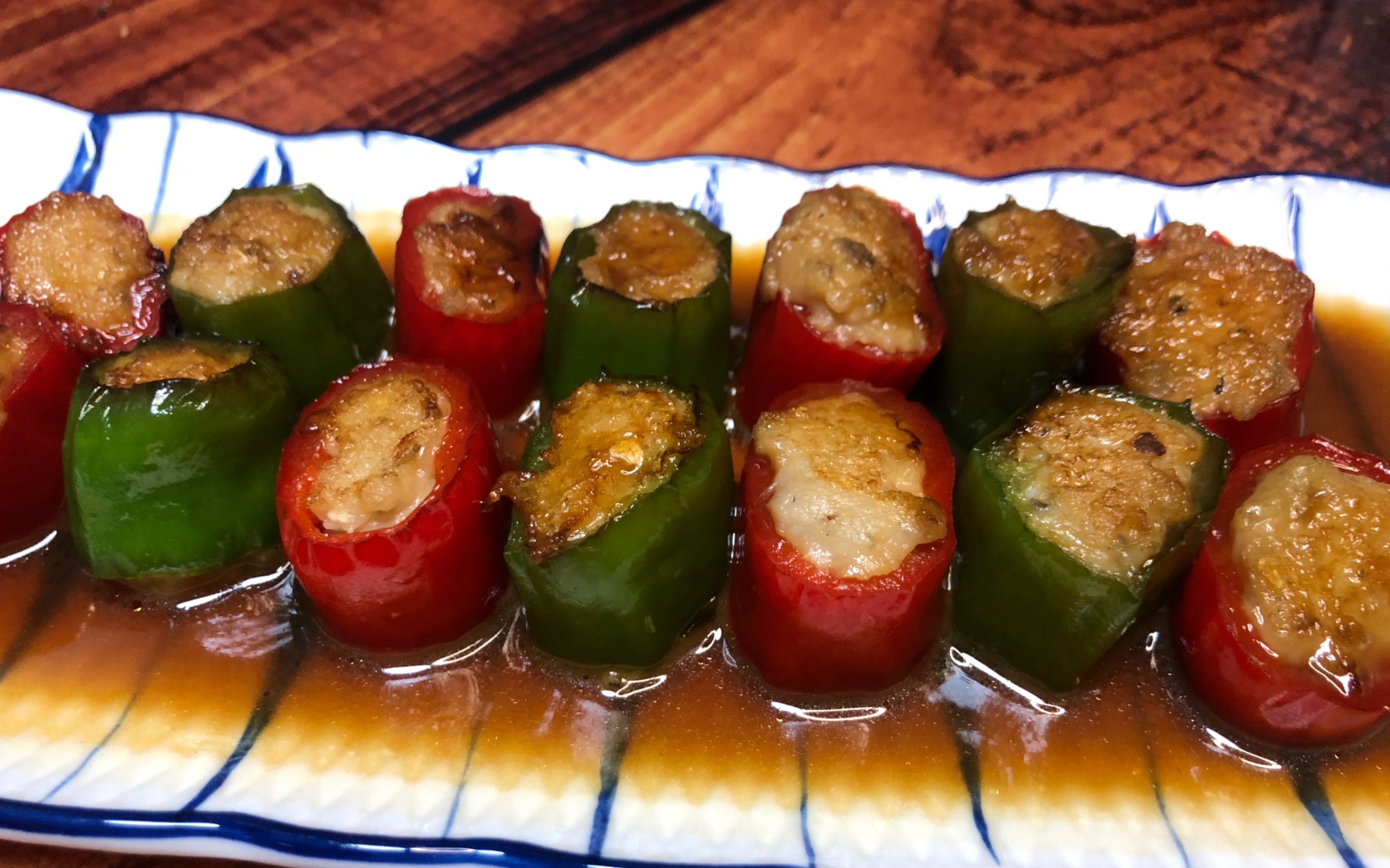 鲮鱼滑酿辣椒,一口一个的酿辣椒,美味又下饭