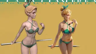 【zbrush雕刻】女性身体结构艺术雕刻，zbrush次世代女性人物角色雕刻教程