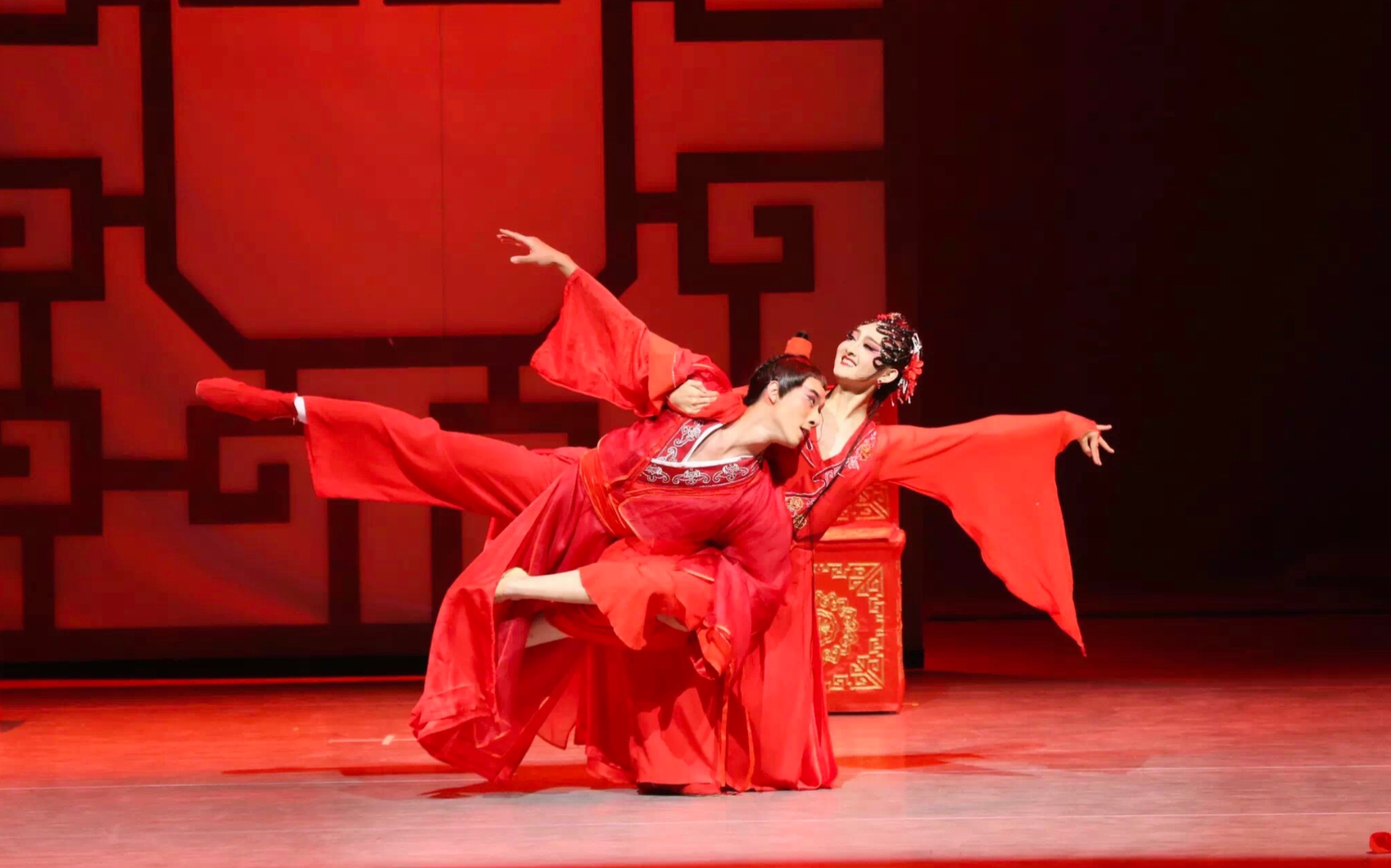 舞剧夕照片段主演胡玉婷朱晗