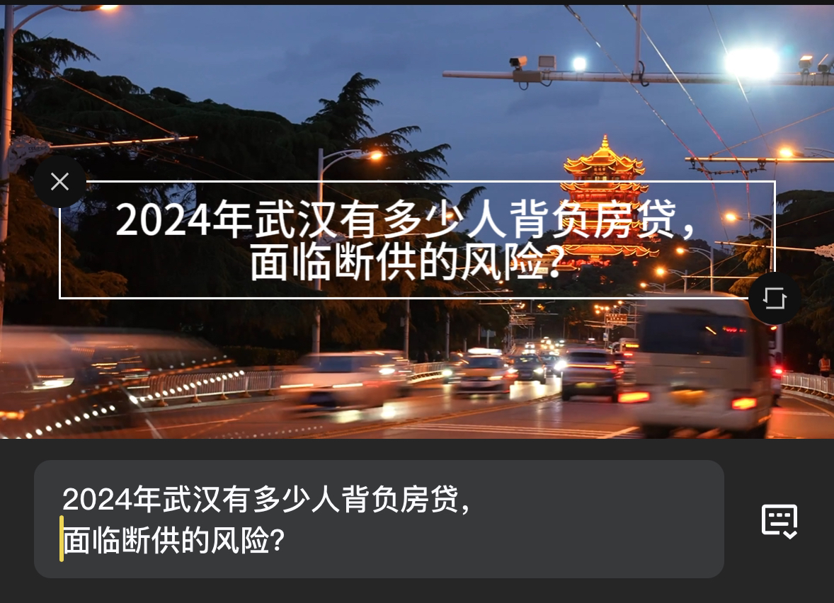 2024年武汉有多少人背负房贷,面临断供的风险?哔哩哔哩bilibili