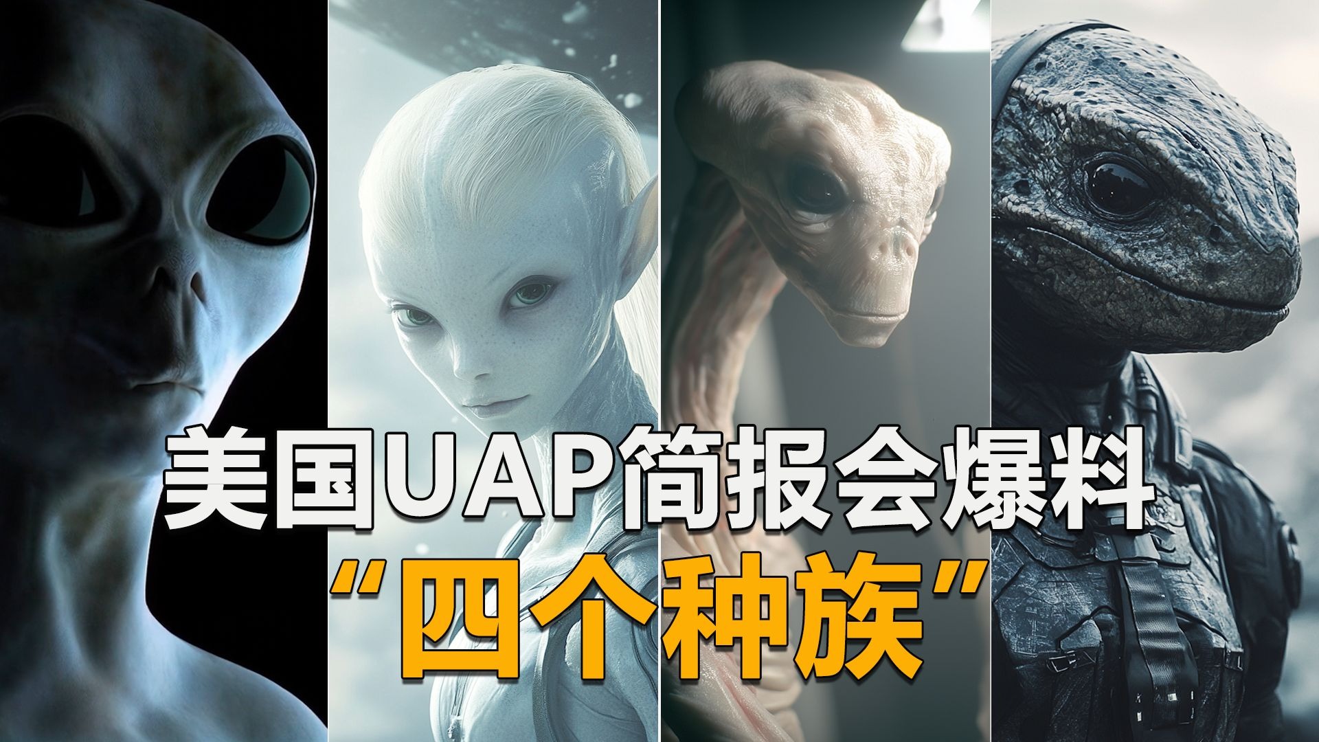 美国UAP简报会科学家透露：存在4个种族，灰人/北欧人/螳螂人/爬行类，迄今为止最精彩的UAP会议