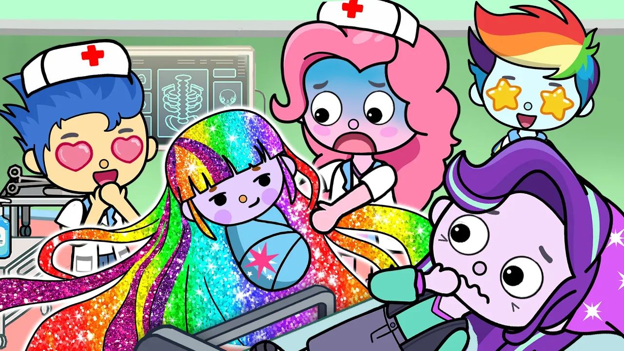 小马国女孩,姐姐嫉妒我的发色(下集)