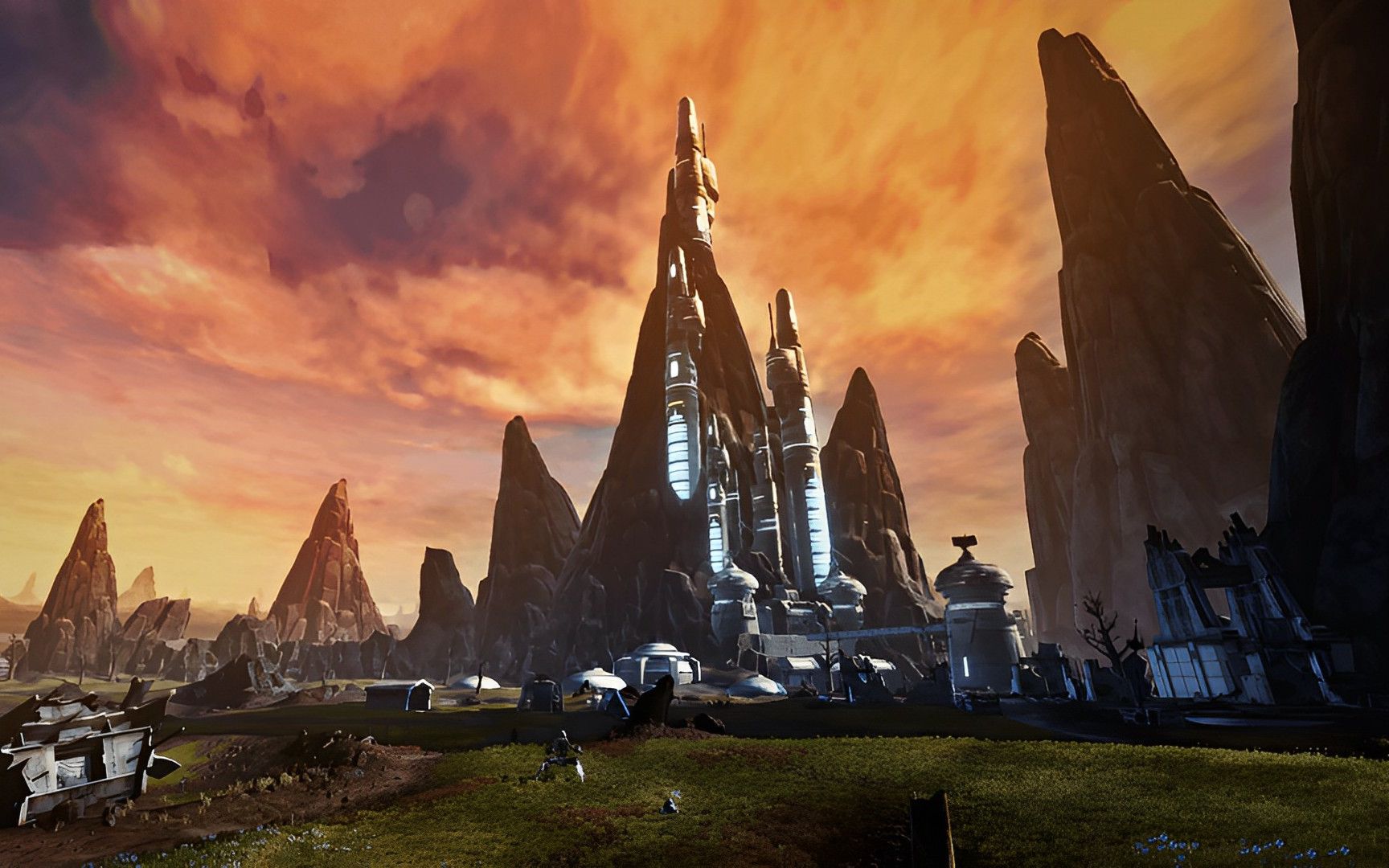 星球大战 旧共和国 探索balmorra类地行星 城市 星际基地