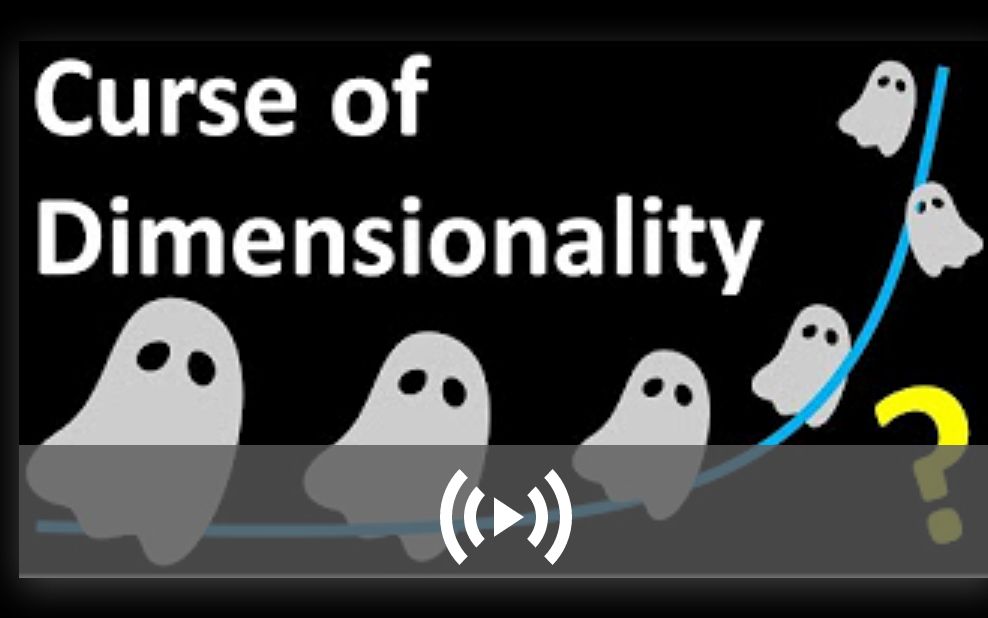 [图]Curse of Dimensionality Data Science Basics｜维度诅咒/维数灾难 解释