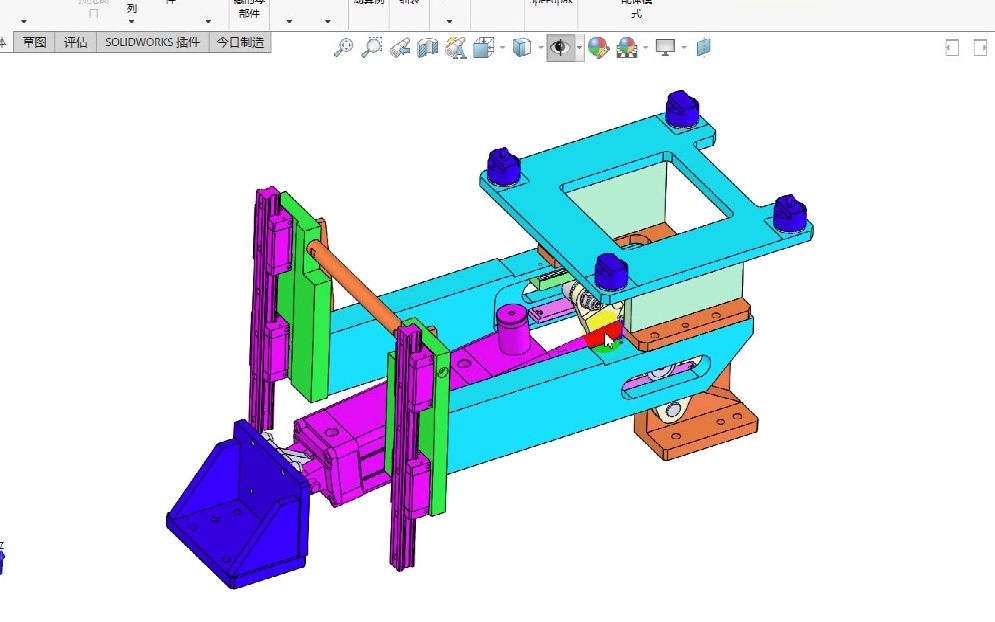 气缸省力顶升机构设计气动自锁装置设计及整体思路设计