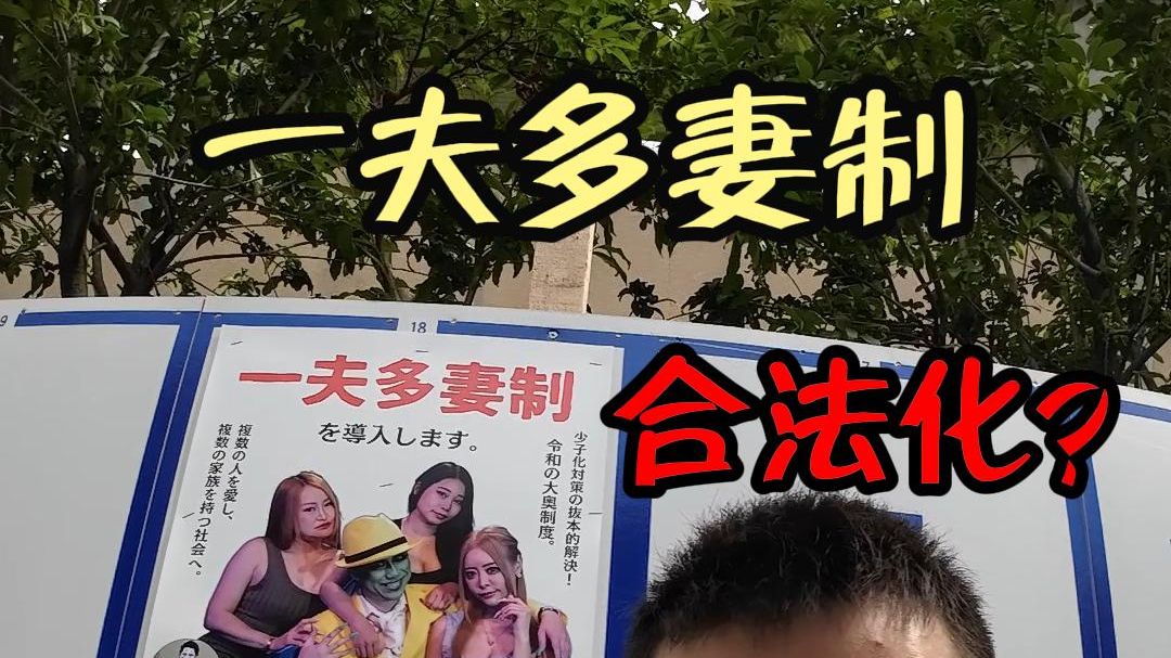 日本竟然有人提倡一夫多妻制合法化?这究竟是怎么回事?