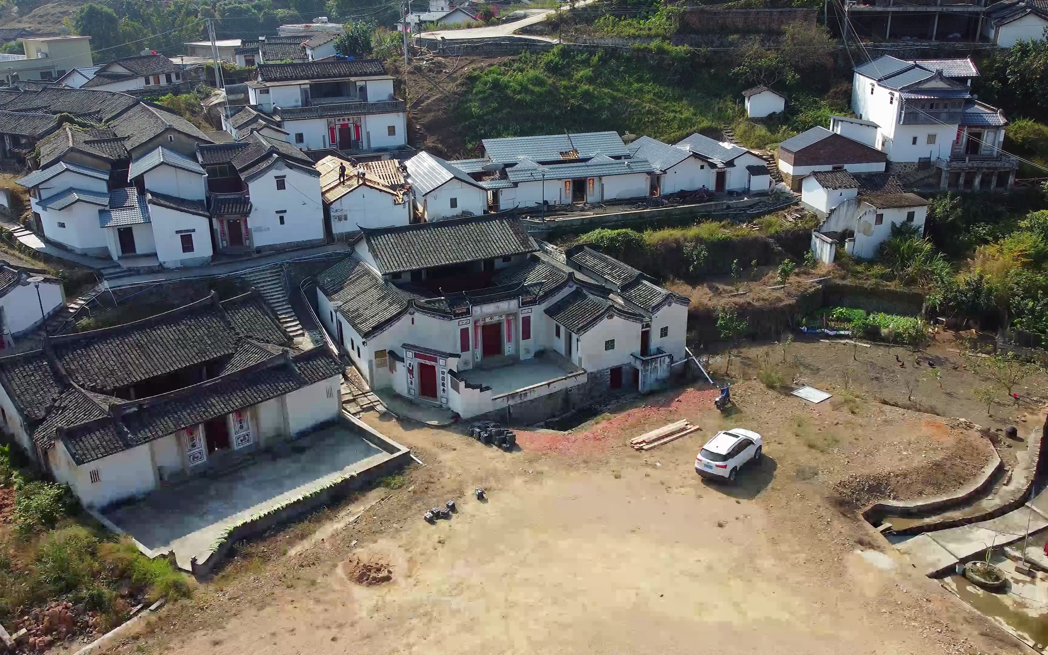 中国百校之父,田家炳祖居-拱辰楼,一生捐赠学校300多所