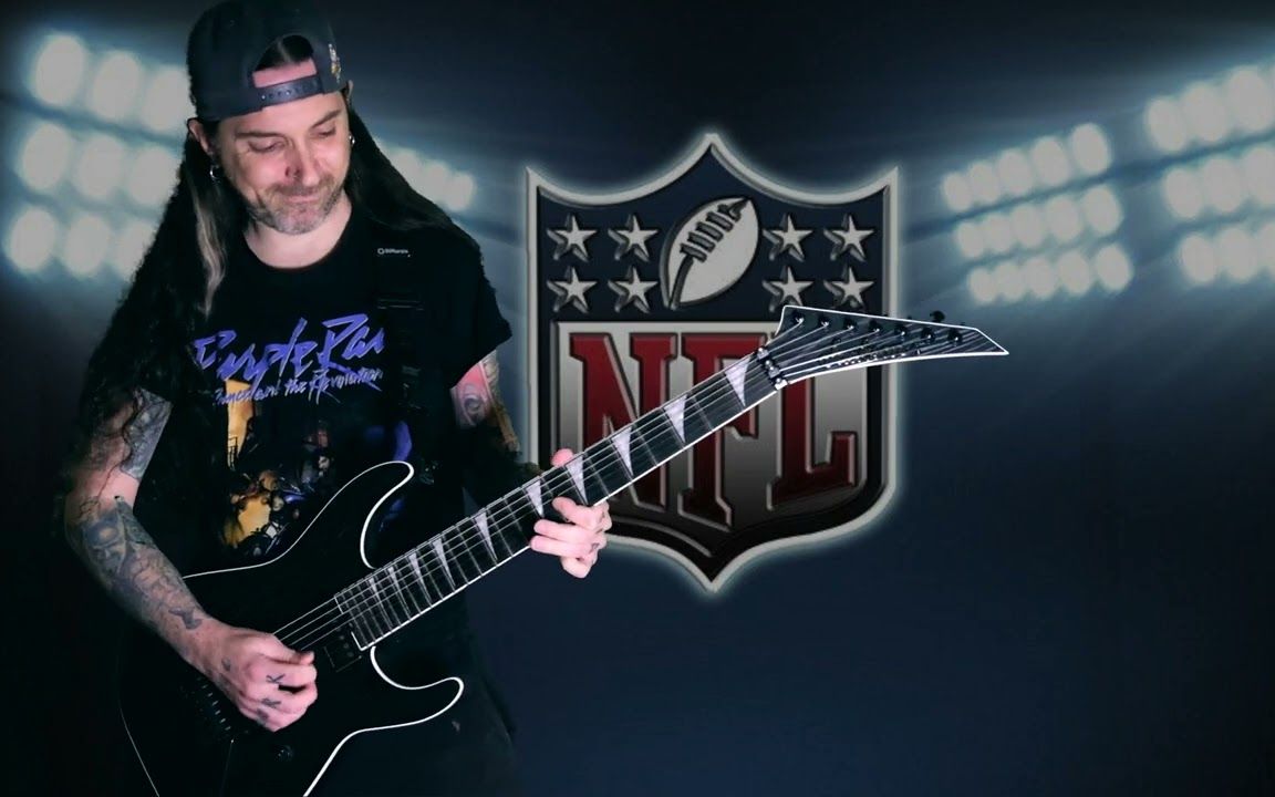 [图]【电吉他】微笑哥-橄榄球之夜Sunday Night Football Meets Metal _ John Williams - __Wide Receive