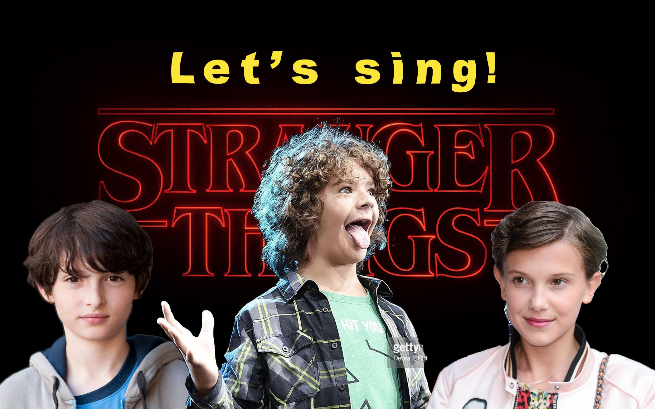 [图]［怪奇物语］演员私下搞笑唱歌合集 ，小演员超萌！stranger things cast singing