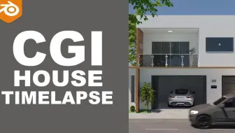 iBlender中文版插件 游戏中时光倒流 Archviz #3 CGI - 房子 - 搅拌机 3.2.1  教程Blender插件