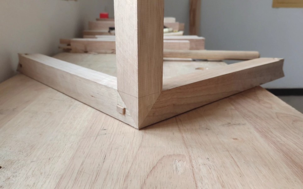 纯手工粽角榫制作