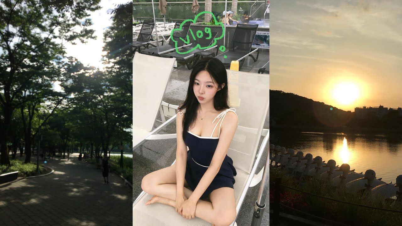 韩博主瑞妍vlog✫雨天游泳的浪漫..【SEOYEON】哔哩哔哩bilibili