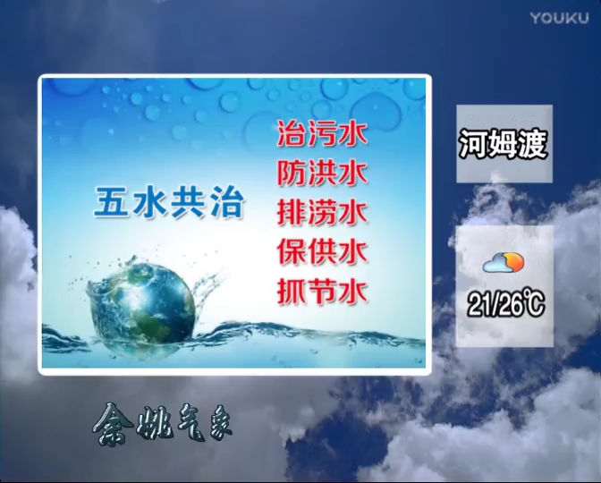 宁波市余姚广播电视台新闻综合频道《余姚气象》(2017.06.18)哔哩哔哩bilibili