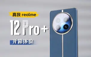 Скачать видео: 【大家测】真机首发 真我12 Pro+快速开箱 | 奢表大师设计 120X潜望长焦