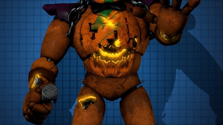 【fnaf ar同人动画】万圣节华丽摇滚弗莱迪模型展示