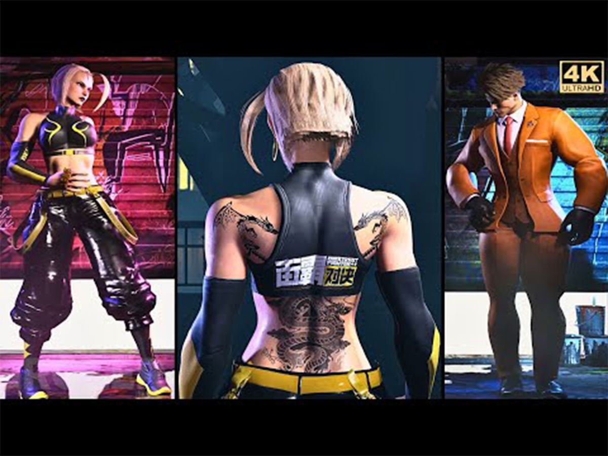 街霸6 嘉米制服装 vs 卢克绅士装