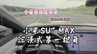 Скачать видео: 小米SU7 MAX沉浸式第一视角~小爱带我吃早茶