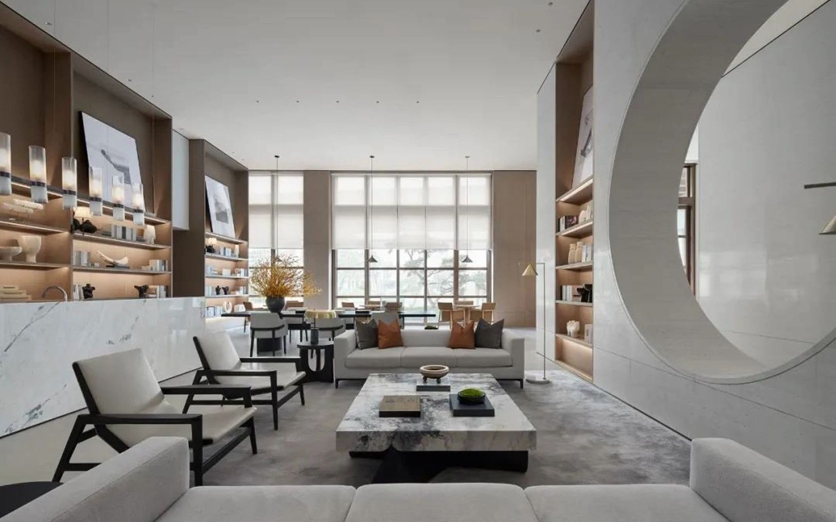 李益中怀旧经典作品 #售楼处案例 李益中 渭南万科城市会客厅,用技蝌