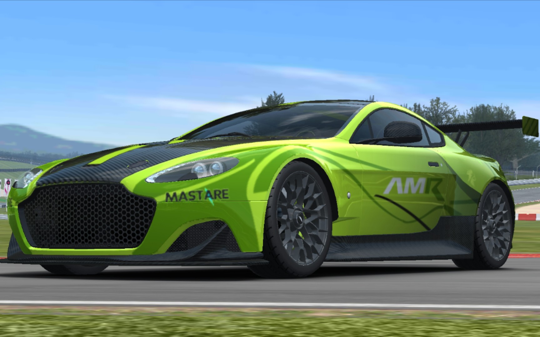 真实赛车3〕te-fox:手工绿色马丁vantage pro涂装,初级演示.