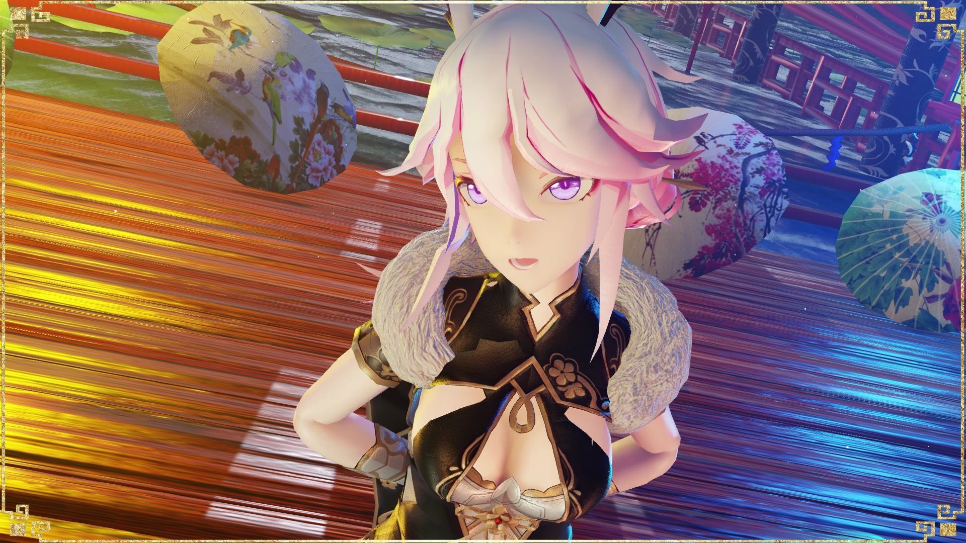 活动作品江南夜旗袍八重樱