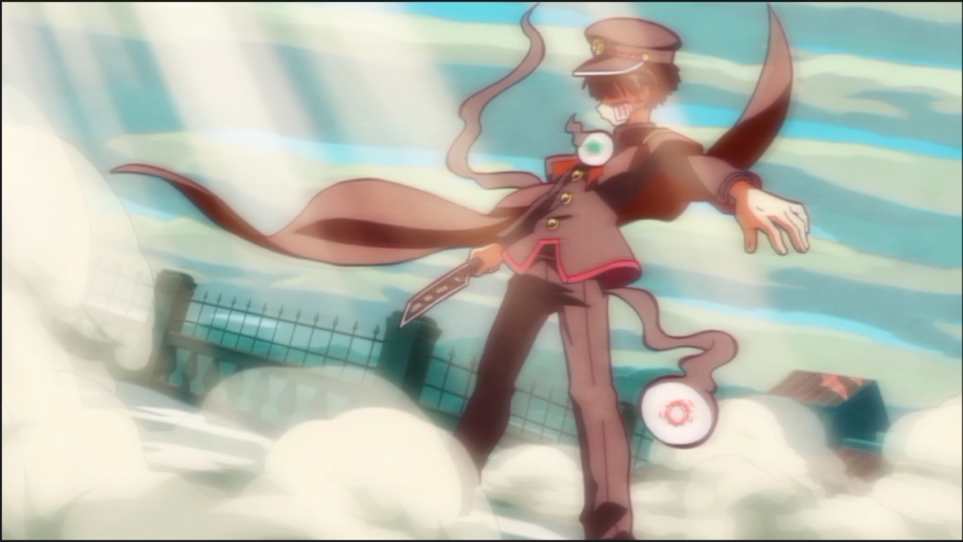 花子君甩披风的场面太帅了