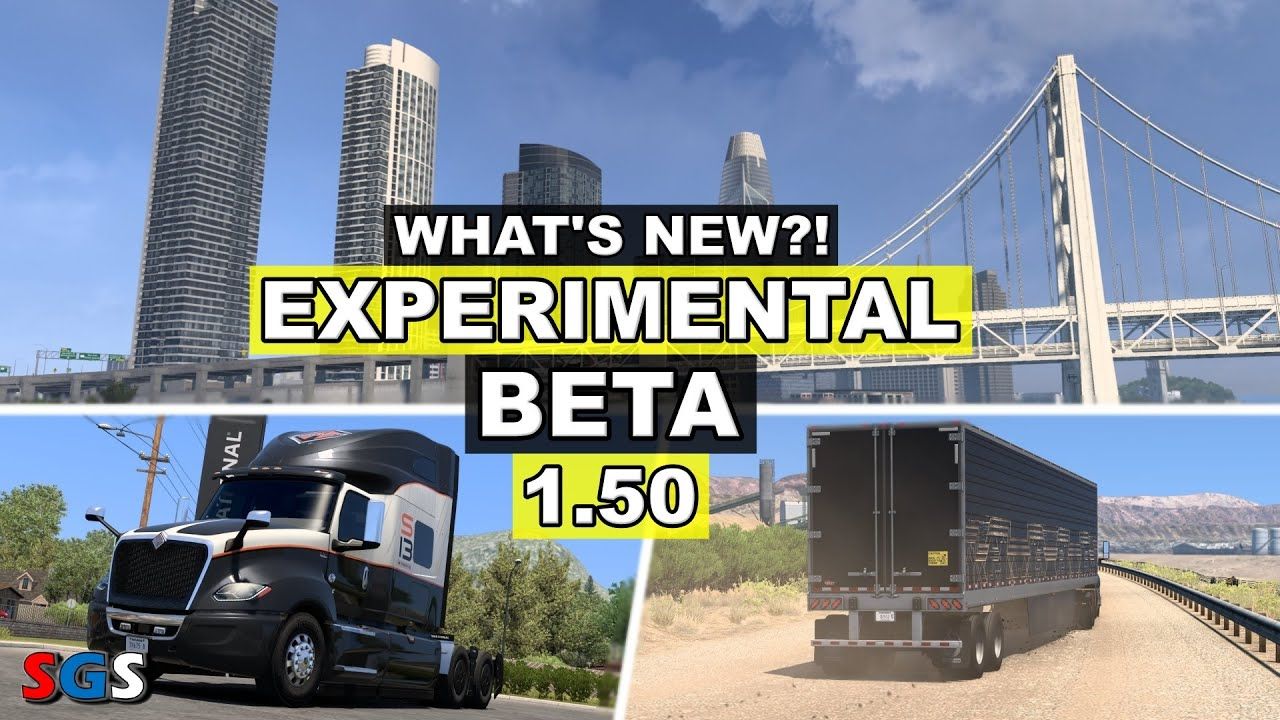 【YouTube】美国卡车模拟  实验测试版 1.50|ATS 1.50| American Truck Simulator  Experimental B卡车模拟