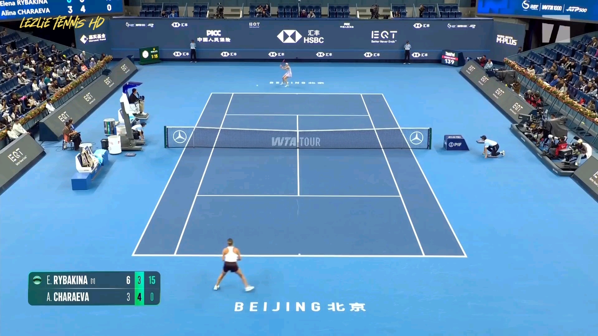 【Lezlie HL】2026中网R2 查拉耶娃VS莱巴金娜
