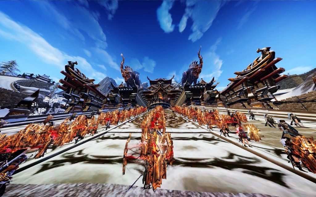 剑网三2016念破玄甲苍云81大型阅兵