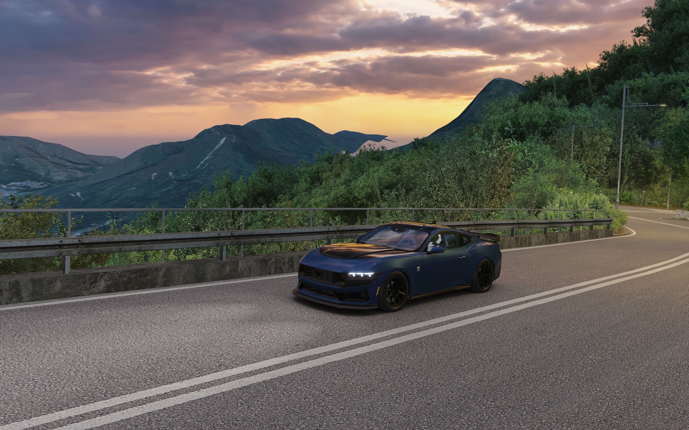 【神力科莎mod分享】福特 2024 野马dark horse