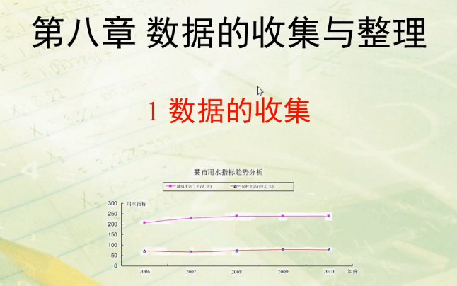 [图]第八章数据的收集与整理第一节：数据的收集