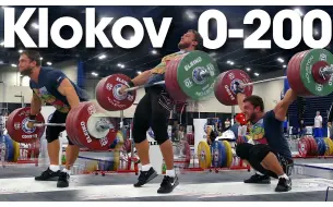 Download Video: 【举重】Dmitry Klokov 克洛科夫 停顿悬垂抓举200kg