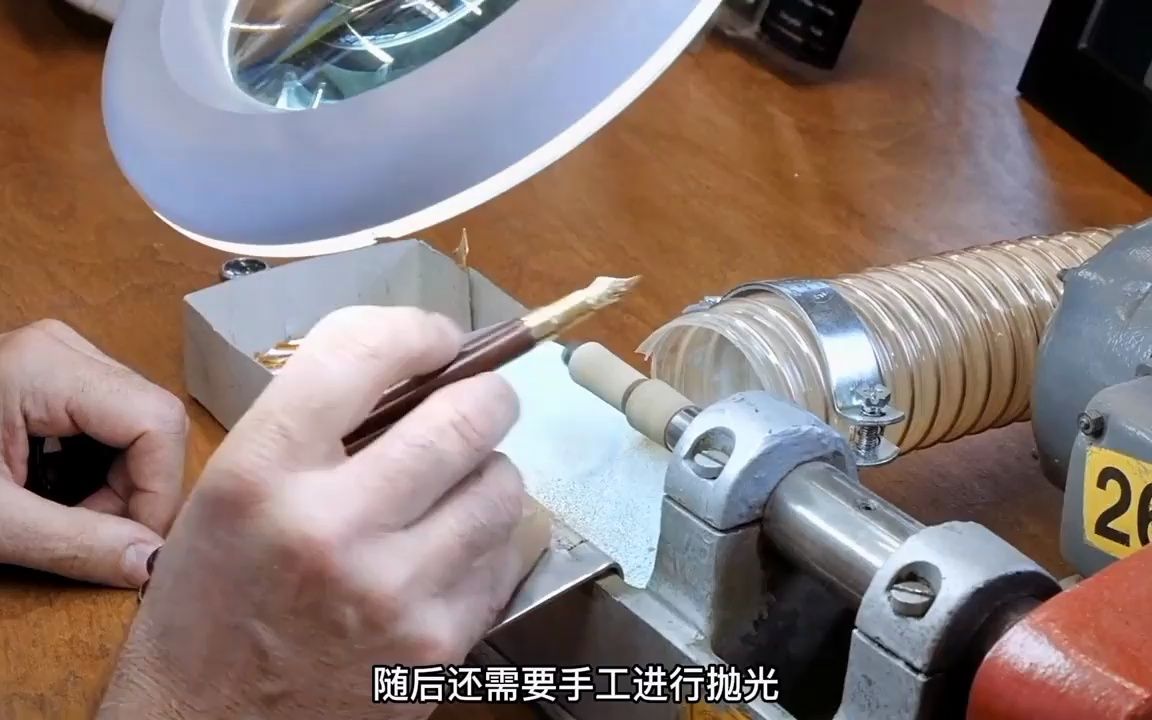 18k金笔尖,114年历史的钢笔制作过程#科普 #钢笔