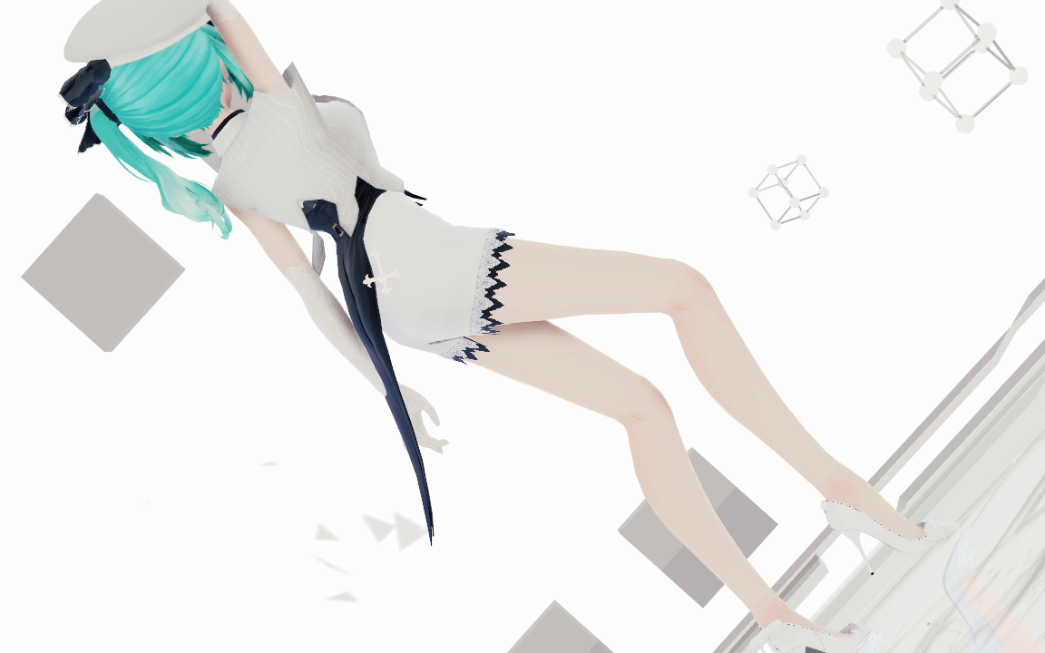 [图]【MMD】初音：“呐，用尽全力地来爱我吧”，killer lady