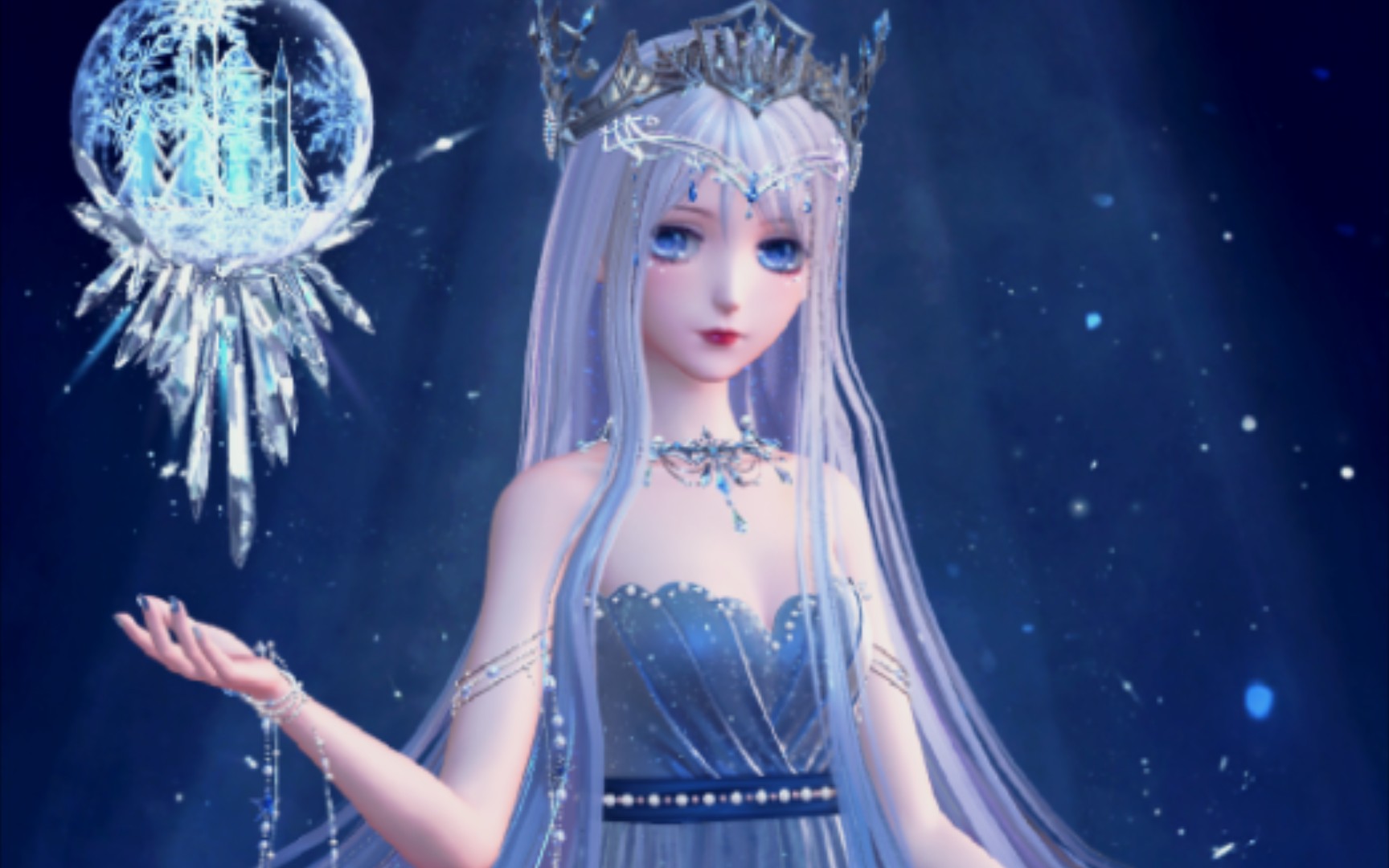 闪耀暖暖版冰公主