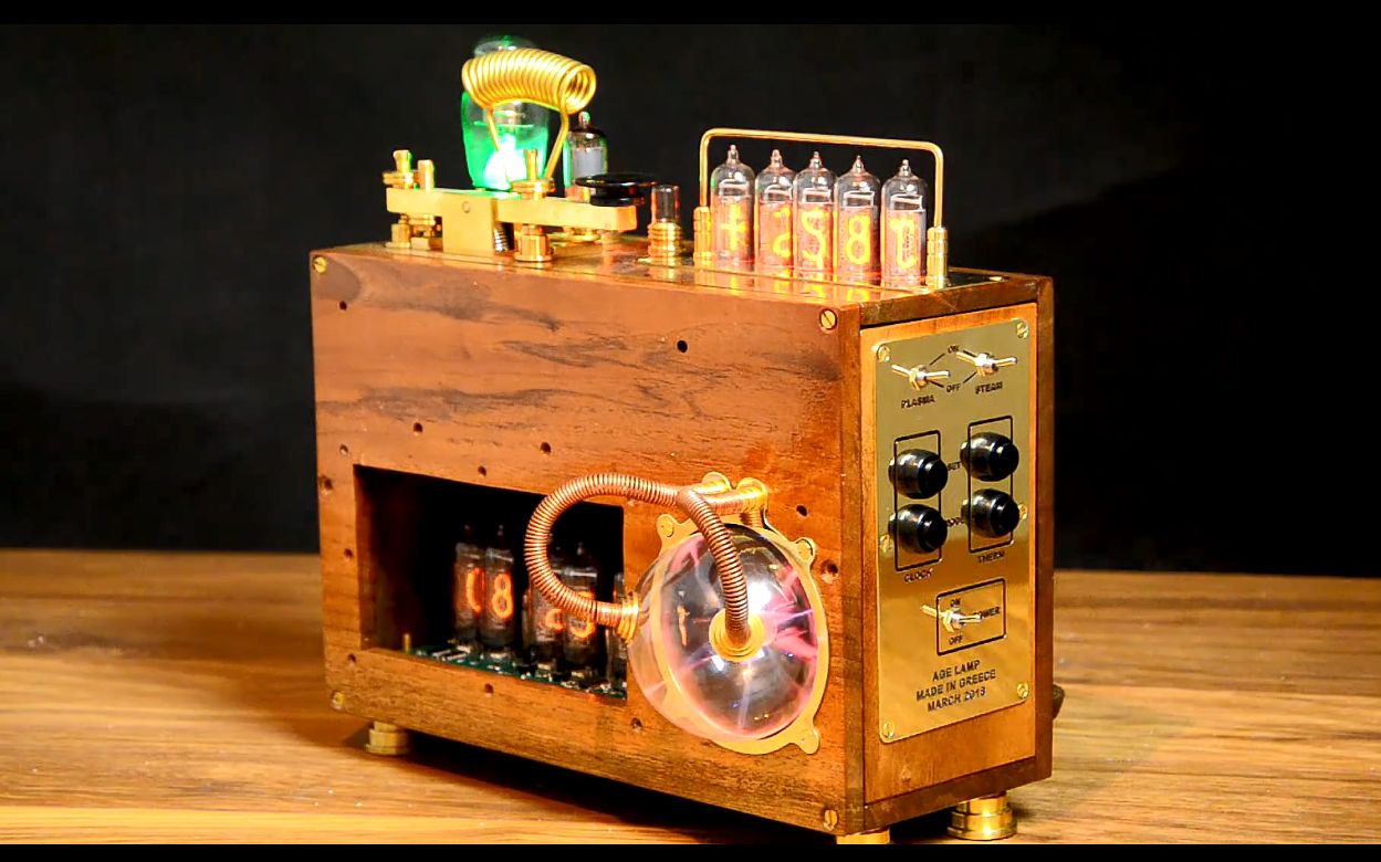 如何diy制作一个辉光管温度显示器