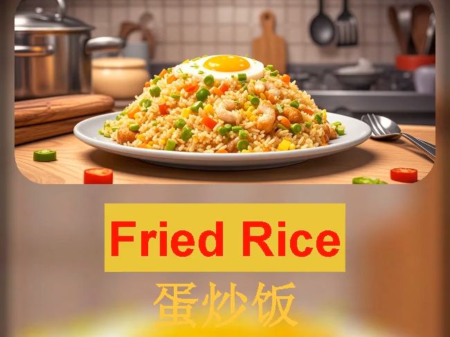每日英语听读73蛋炒饭 fried rice
