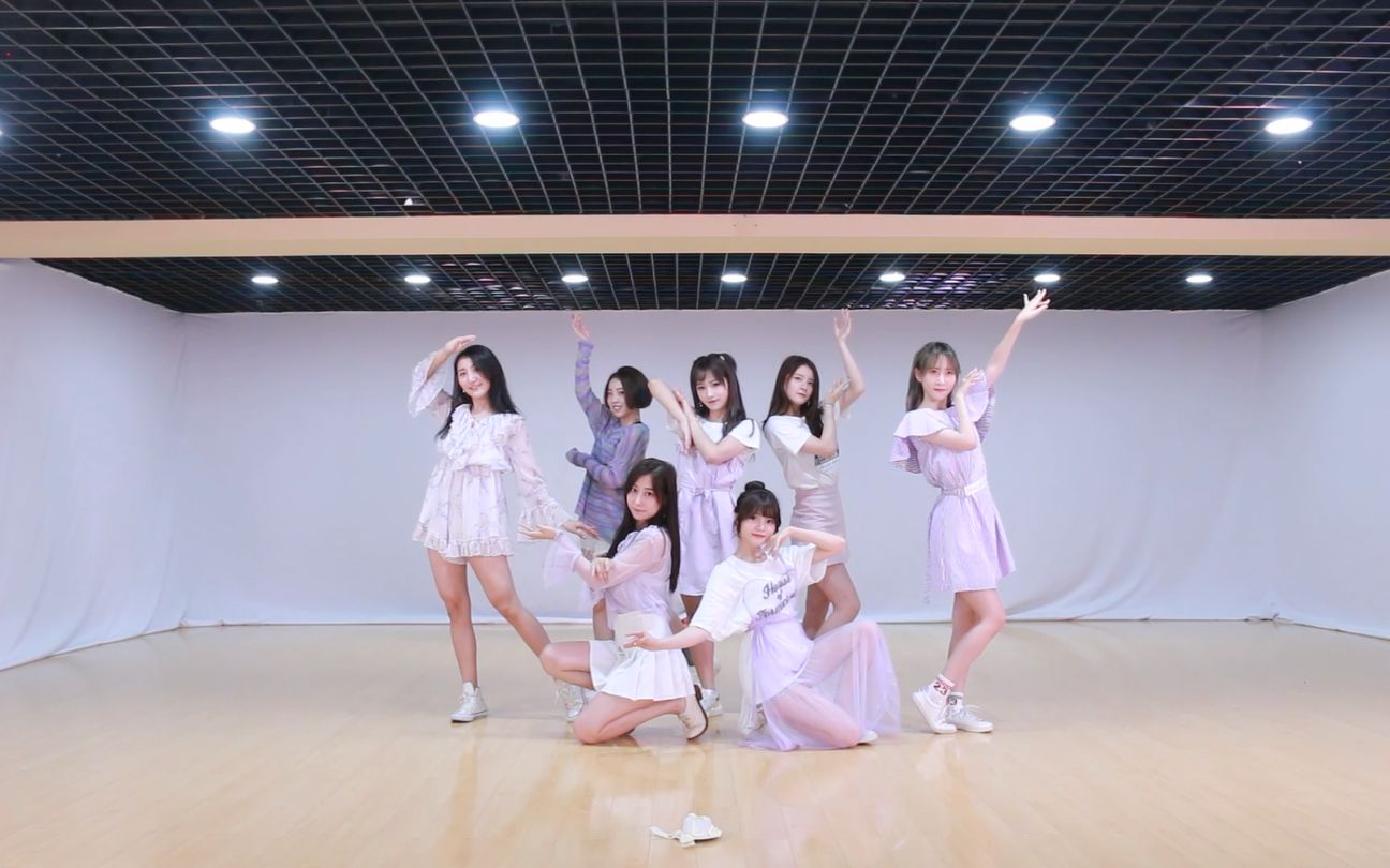 sing女团云裳谣中国风舞蹈练习室