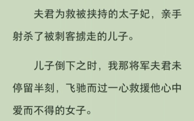 [图]为救白月光太子妃，将军夫君射杀亲生儿子后悔莫及