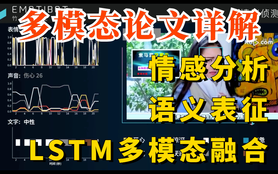 【多模态】1小时搞懂多模态情感分析+多模态语义表征+LSTM多模态融合三大方向论文!轻松学会不在话下!哔哩哔哩bilibili