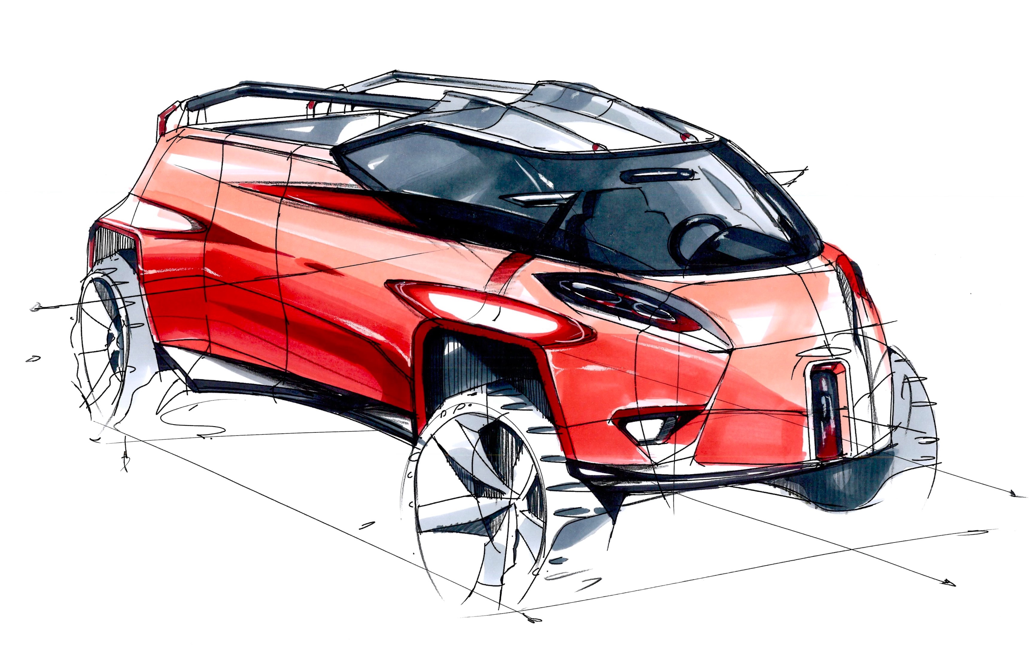 「工业产品设计考研」马克笔手绘表达